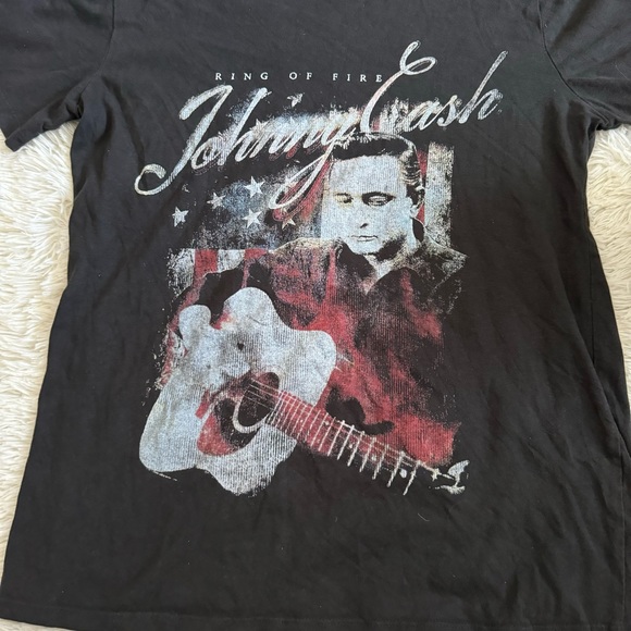 Cotton on Johnny Cash Small graphic black tee shirt - Picture 4 of 7